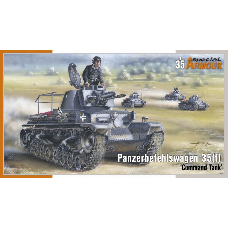Panzerbefhlswagen 35(t) Command tank The Skoda Model kit