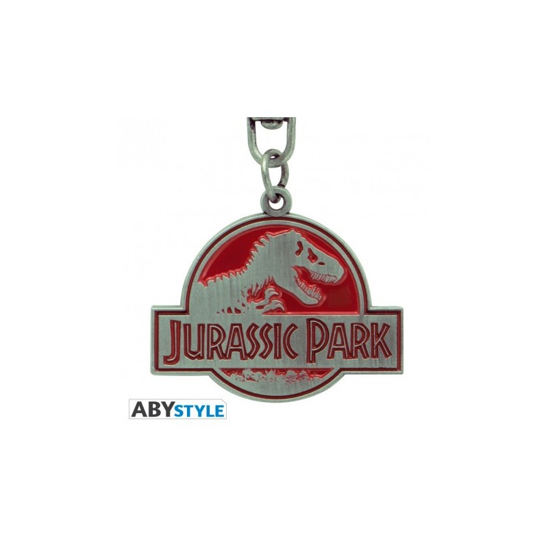 JURASSIC PARK - Metal Logo Keyring 