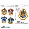 HARRY POTTER - Stickers - 16x11cm/ 2 sheets - Hogwarts Houses 