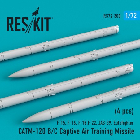 CATM-120 B/C Captive Air Training Missile (4 pcs) (F-15, F-16, Boeing F/A-18E Super Hornet ,Lockheed-Martin F-22, JAS-39, Eutofi