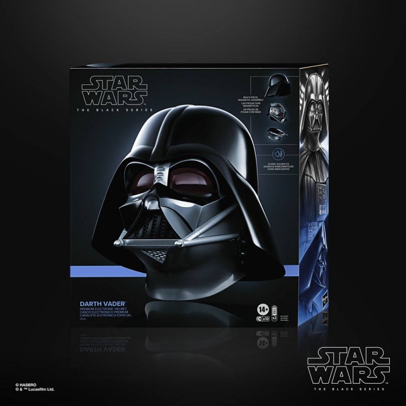 Star Wars: Obi-Wan Kenobi Black Series Electronic Helmet 2022 Darth Vader Action Figure