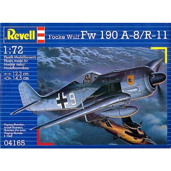 Revell 1/72 Scale Ww2 Military German Focke-wulf FW 190a-8 Aircraft Model Kit for sale online