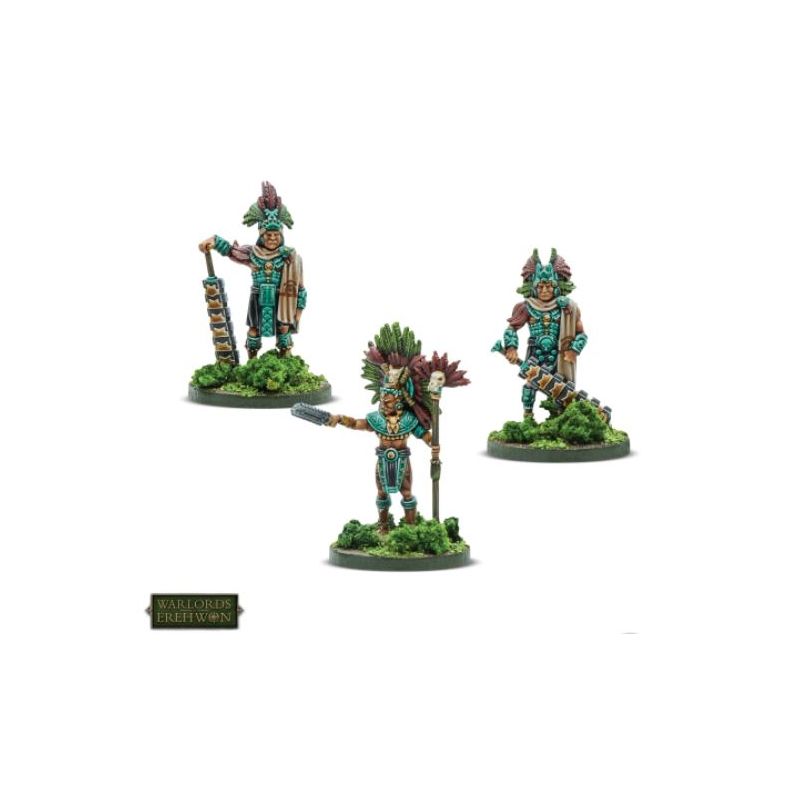 Maya Halach Uinic Warlord Add-on and figurine sets for figurine games