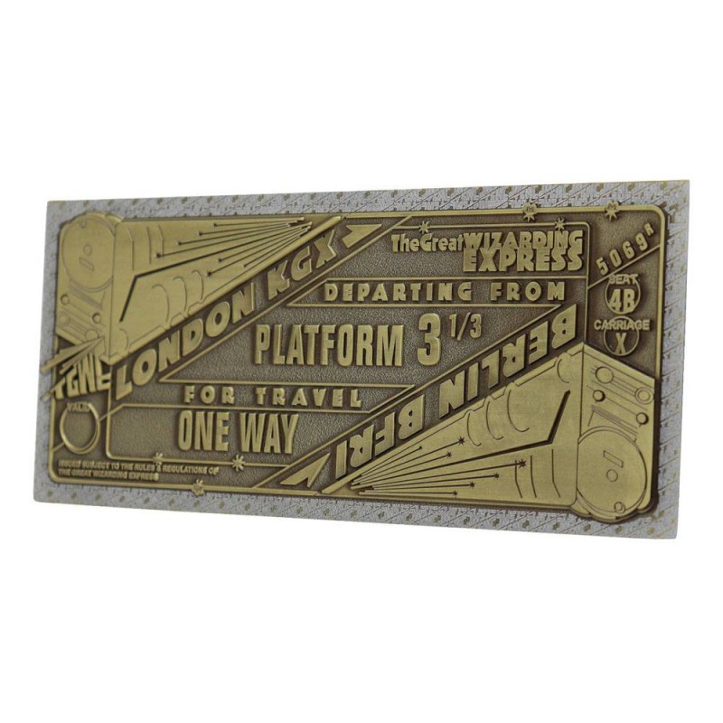 Fantastic Beasts Replica The Great Wizarding Express Limited Edition Train Ticket 1:1 scale replica