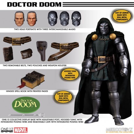 Marvel figure 1/12 Doctor Doom 17 cm Action figure