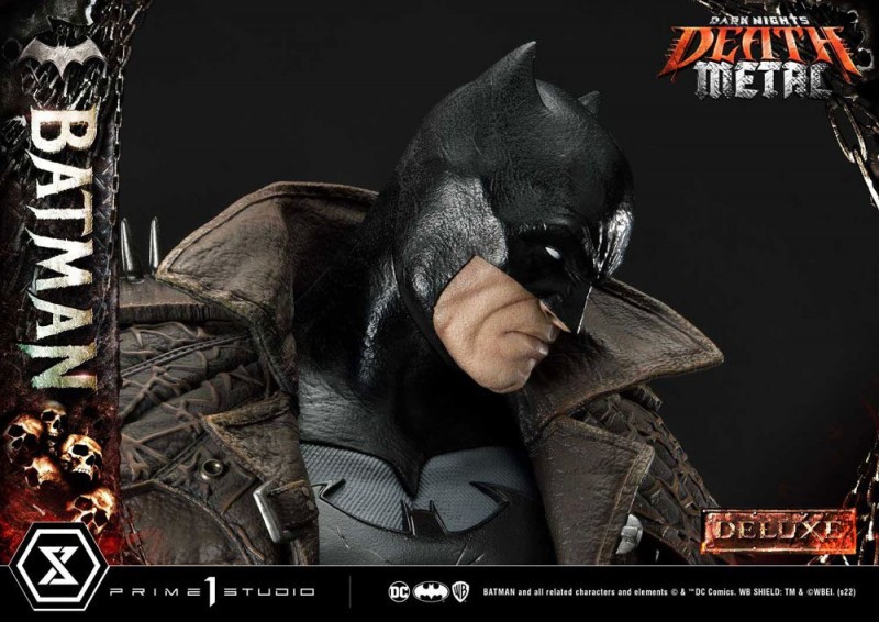 Dark Knights: Metal Statuette 1/3 Death Metal Batman Deluxe Bonus Ver. 105cm