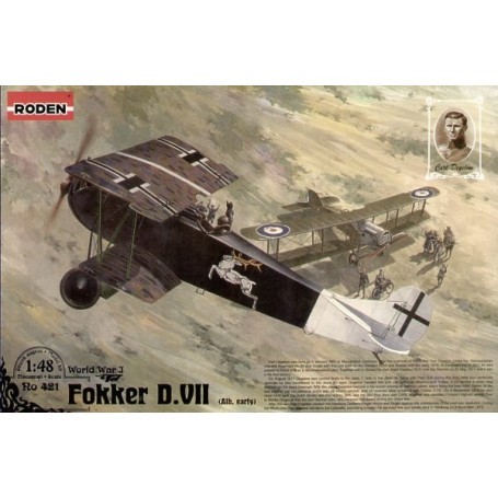 Fokker D.VII Alb (early) Airplane model kit