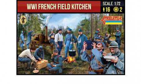 WWI French Field kitchen Figures