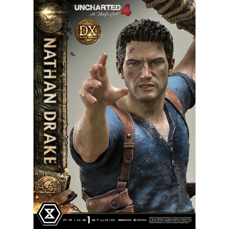 Uncharted 4: A Thief's End Ultimate Premium Masterline 1/4 Statuette Nathan Drake Deluxe Bonus Version 69 cm Statue