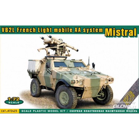 Mistral VB2L French light mobile AA system (long chassie) Model kit