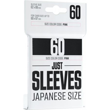 GG: 60 Just Sleeves - Japanese Size Black 