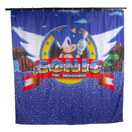 Sonic the Hedgehog Classic Shower Curtain 