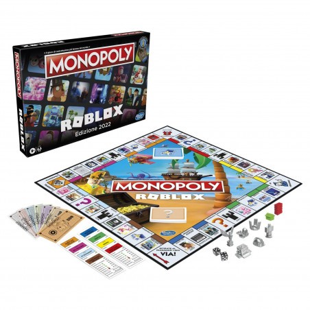 MONOPOLY ROBLOX ITALIANO Board game and accessory