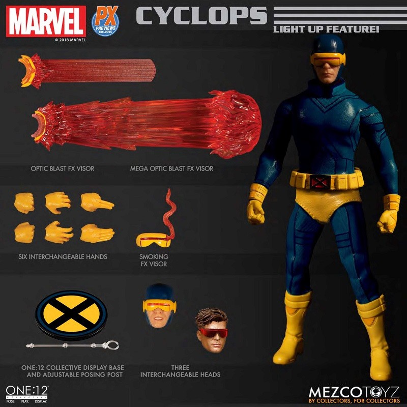 ONE 12 COLL MARVEL PX CLASSIC CYCLOPS AF Mezco Toys