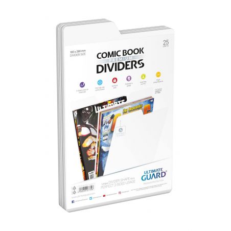 Ultimate Guard Premium Comic Book Dividers White (25) 
