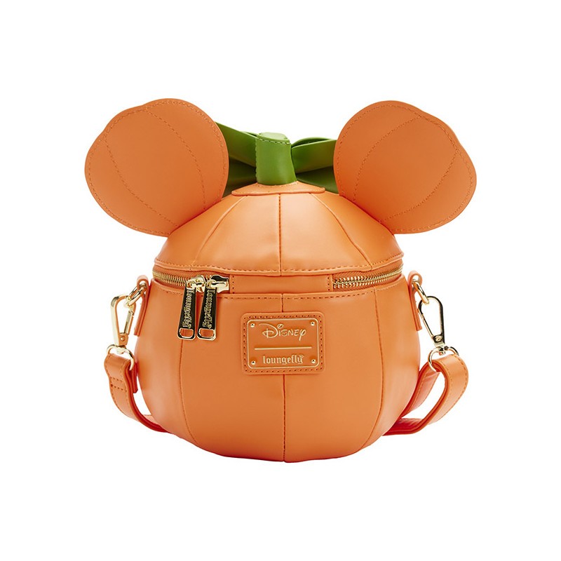 Disney Loungefly Handbag Glow Face Pumpkin Minnie Figural Loungefly