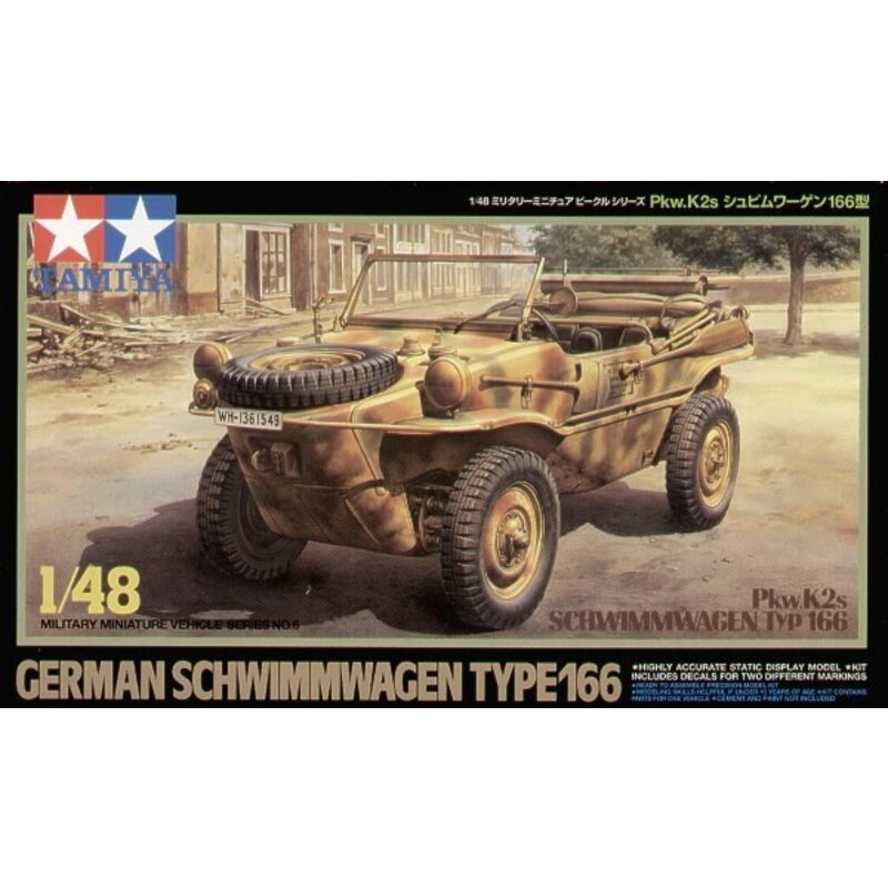 Schwimmwagen Type 166 Military model kit
