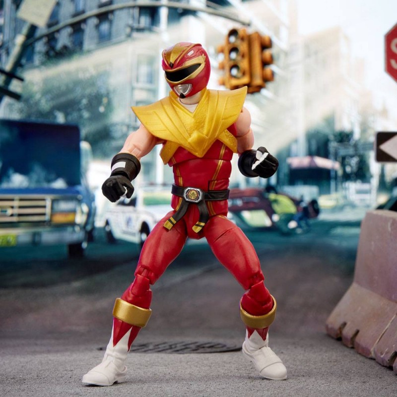 Power Rangers x Street Fighter Lightning Collection Figure Morphed Ken Soaring Falcon Ranger 15cm Hasbro