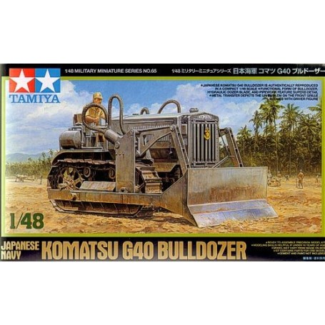 Japanese Nay Komatsu G40 Bulldozer Model kit