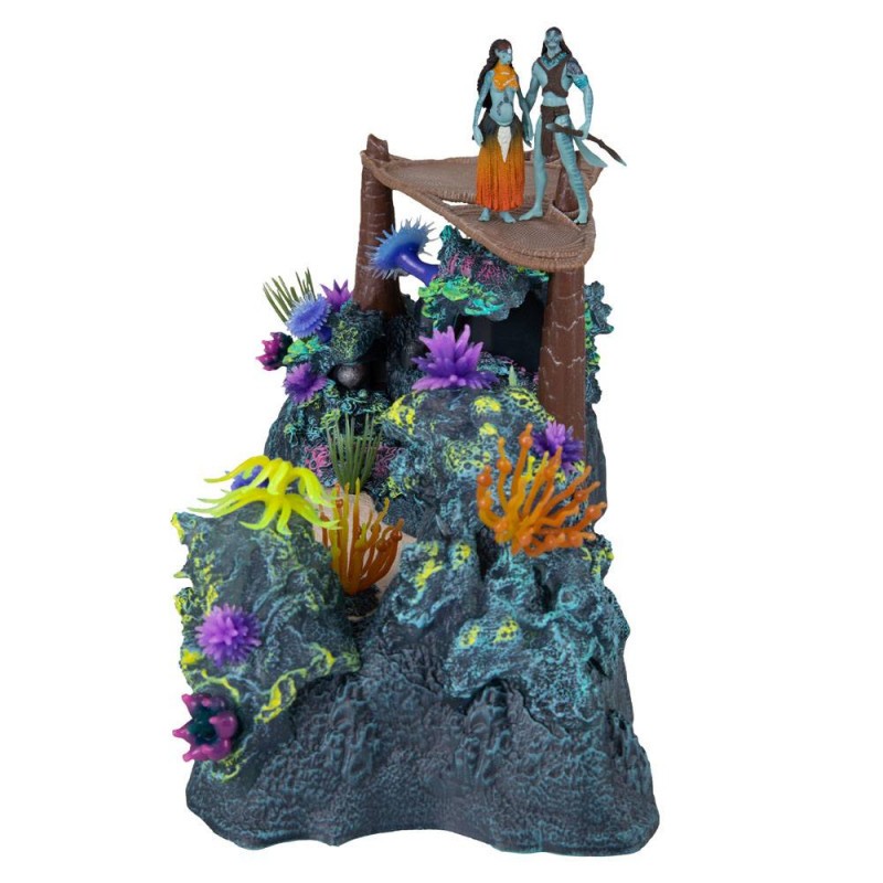 MCF16409 Avatar: The Way of Water figurines Metkayina Reef with Tonowari and Ronal