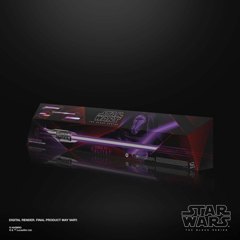 Star Wars: Knights of the Old Republic Black Series Replica Lightsaber Force FX Elite Darth Revan Toy