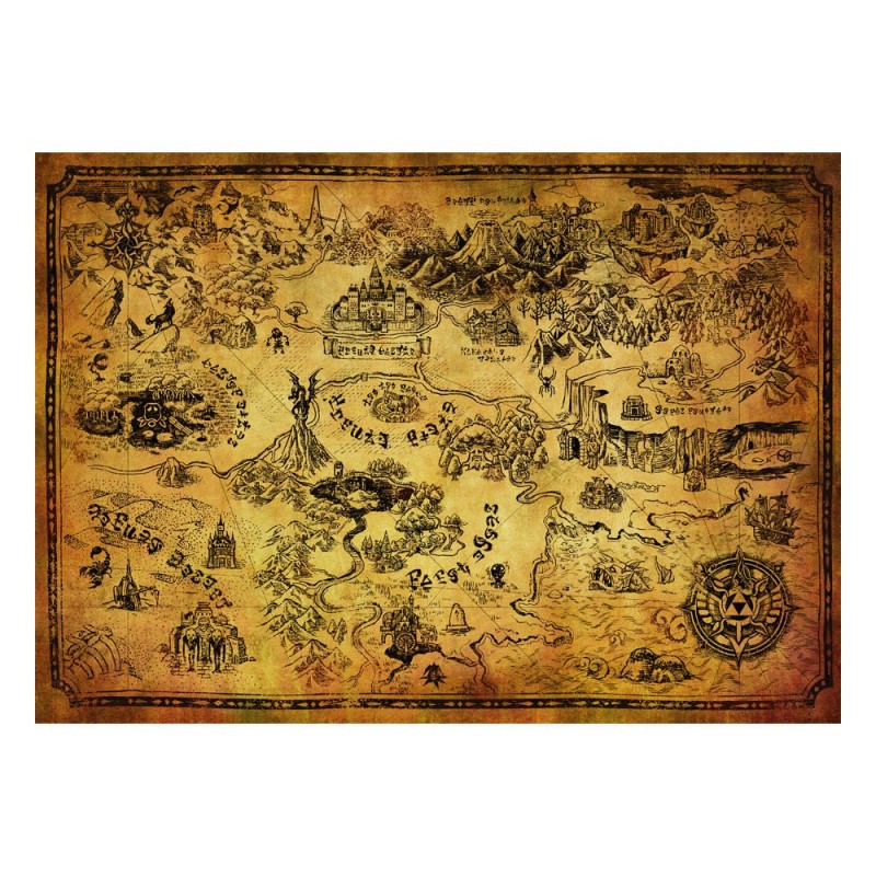 The Legend Of Zelda Jigsaw Puzzle Hyrule (1000 Pieces) Jigsaw puzzle