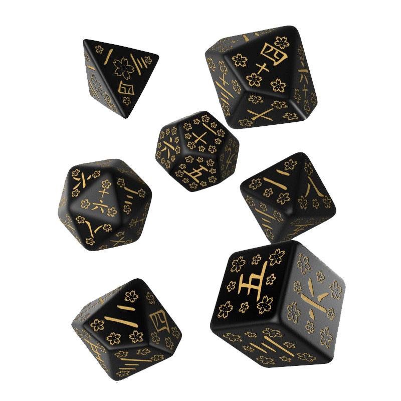Japanese Deep Night Firefly dice pack (7) Dices