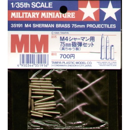 Sherman Brass projectiles Diorama accessories