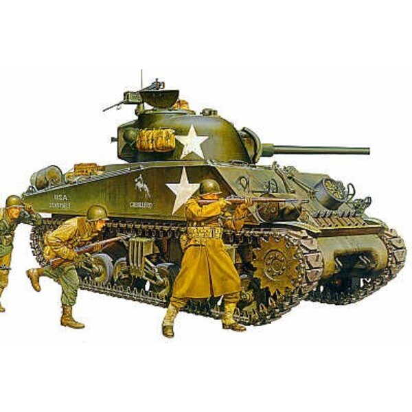 M4A3 Sherman late production type with 75mm Gun Model kit M4A3 Sherman late production type with 75mm Gun Model kit
