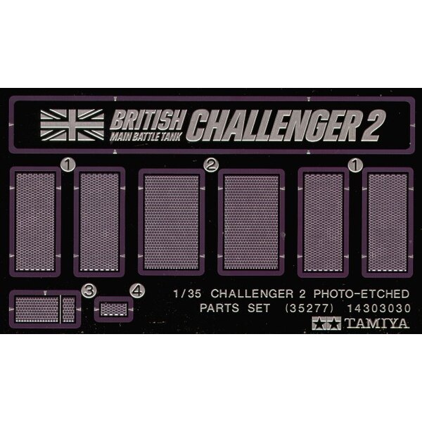 British Challenger 2 Grille set 