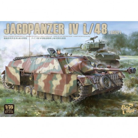 BORDER MODEL: 1/35; JAGDPANZER IV L48 Early Model kit