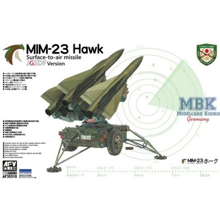 JGSDF MIM-23 Hawk Surface-to-air missile Model kit