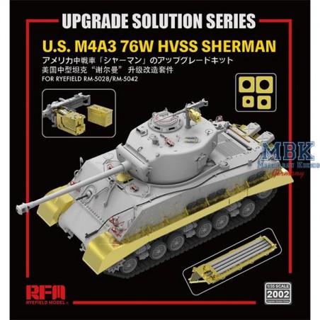 U.S M4A3 76W HVSS SHERMAN upgrade solution 