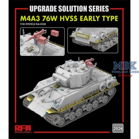Sherman M4A3 76W HVSS- upgrade for RFM5058 