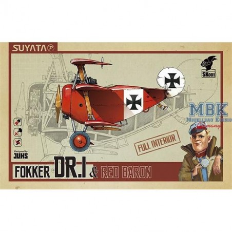 Fokker Dr.I & Red Baron Model kit