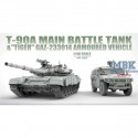 T-90A MBT & "Tiger" Gaz-233014 Armoured Vehicle Military model kit