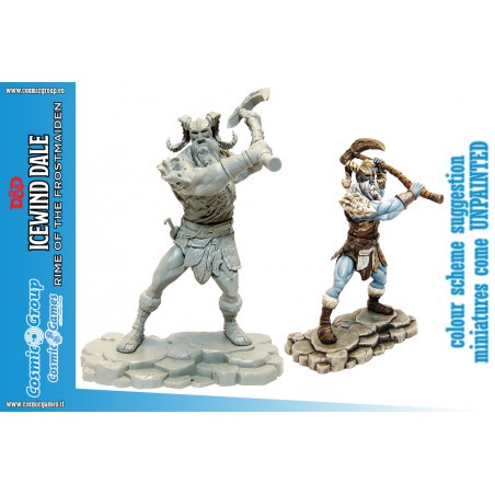 D&D ICEWIND DALE FROST GIANT RAVAGER Figurines for role-playing game