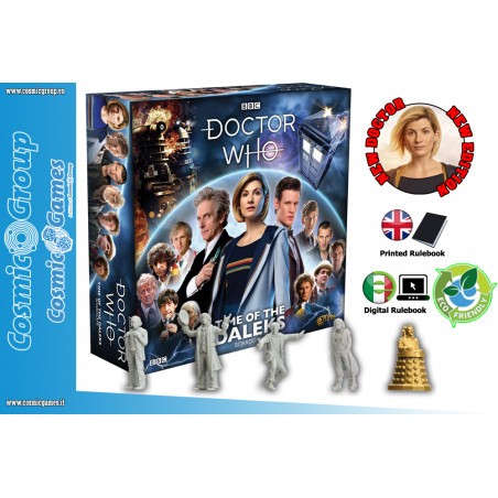 DOCTOR WHO TIME OF THE DALEKS 2nd ED. Board game and accessory