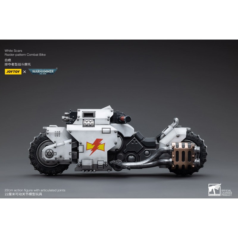 WH40K WHITE SCRS RIDER PATTERN CMBT BIKE