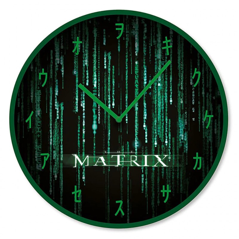 THE MATRIX CODE WALL CLOCK 