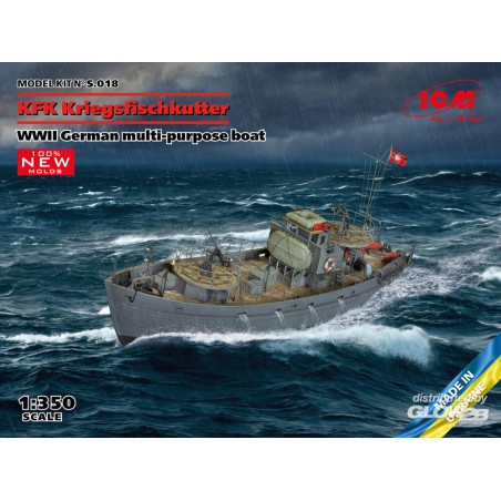 KFK Kriegsfischkutter, WWII German multi-purpose boat(100% new molds) Model kit