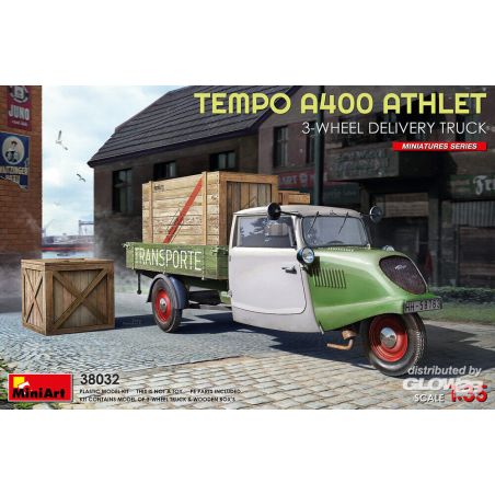 Tempo A400 Athlet 3-Wheel Delivery Truck Model kit
