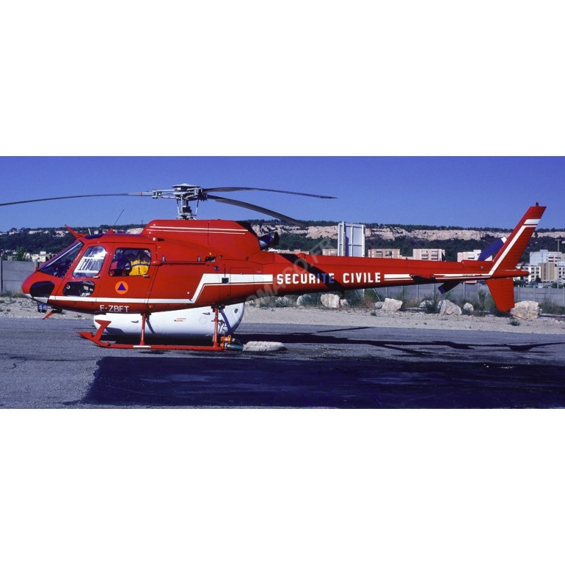 AEROSPATIALE AS 350 ECUREUIL CIVIL SECURITY RED VERSION BOMBARDIER Miniature helicopter