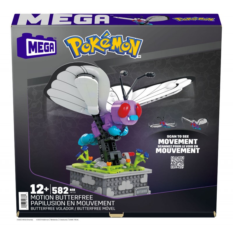 Pokémon construction game Mega Construx Motion Butterflies 22 cm Mattel
