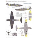 TM24011 Decals Messerschmitt Bf 109G-2 (3) Yellow 11 9/JG 52 Oblt Herman Graf 3/1943 Yellow 3+- 6/JG 5 Focke Wulf Fw Rudolf Mull