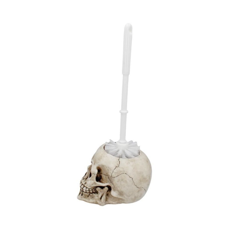 CO-74336 TOILET BRUSH WITH DEATH - NATURAL