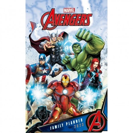 Marvel: Avengers Family Planner incl. Stickers 2023 Calendar