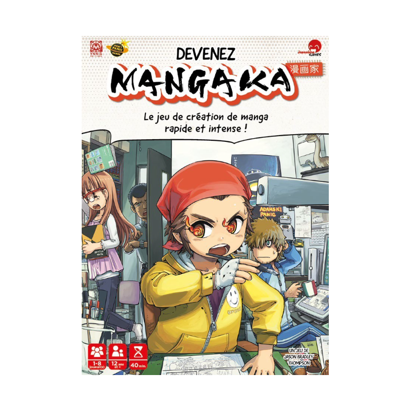 BECOME MANGAKA - The first manga creation game! Board game