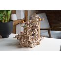 UGEARS Mechanical models: SPIRAL BALL CIRCUIT 28.5x26.3x27.6cm, 266 pieces, wooden Wooden scale model