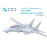 Decals Grumman F-14D Tomcat 3D-Printed & coloured Interior on decal paper (designed to be used with Trumpeter kits)(SMALL VERSIO